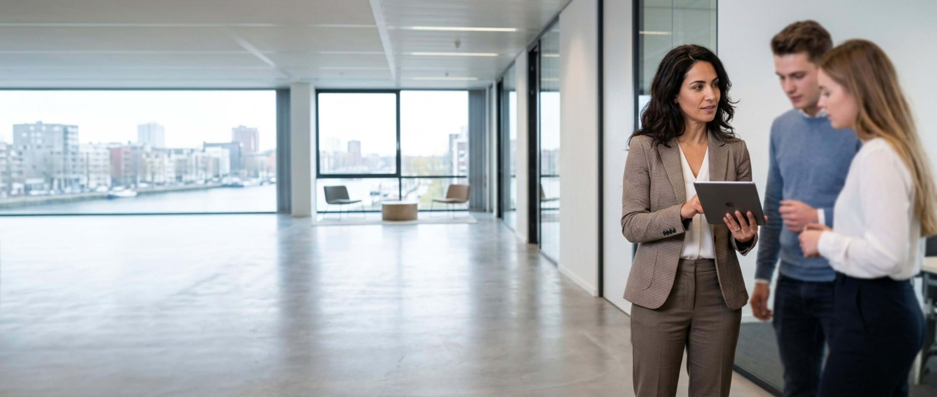 Business controller aan het werk